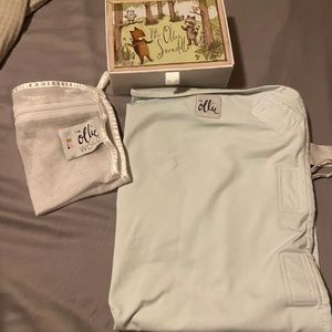 Ollie swaddle in bllue